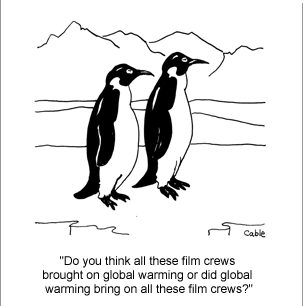 pinguins on global warming